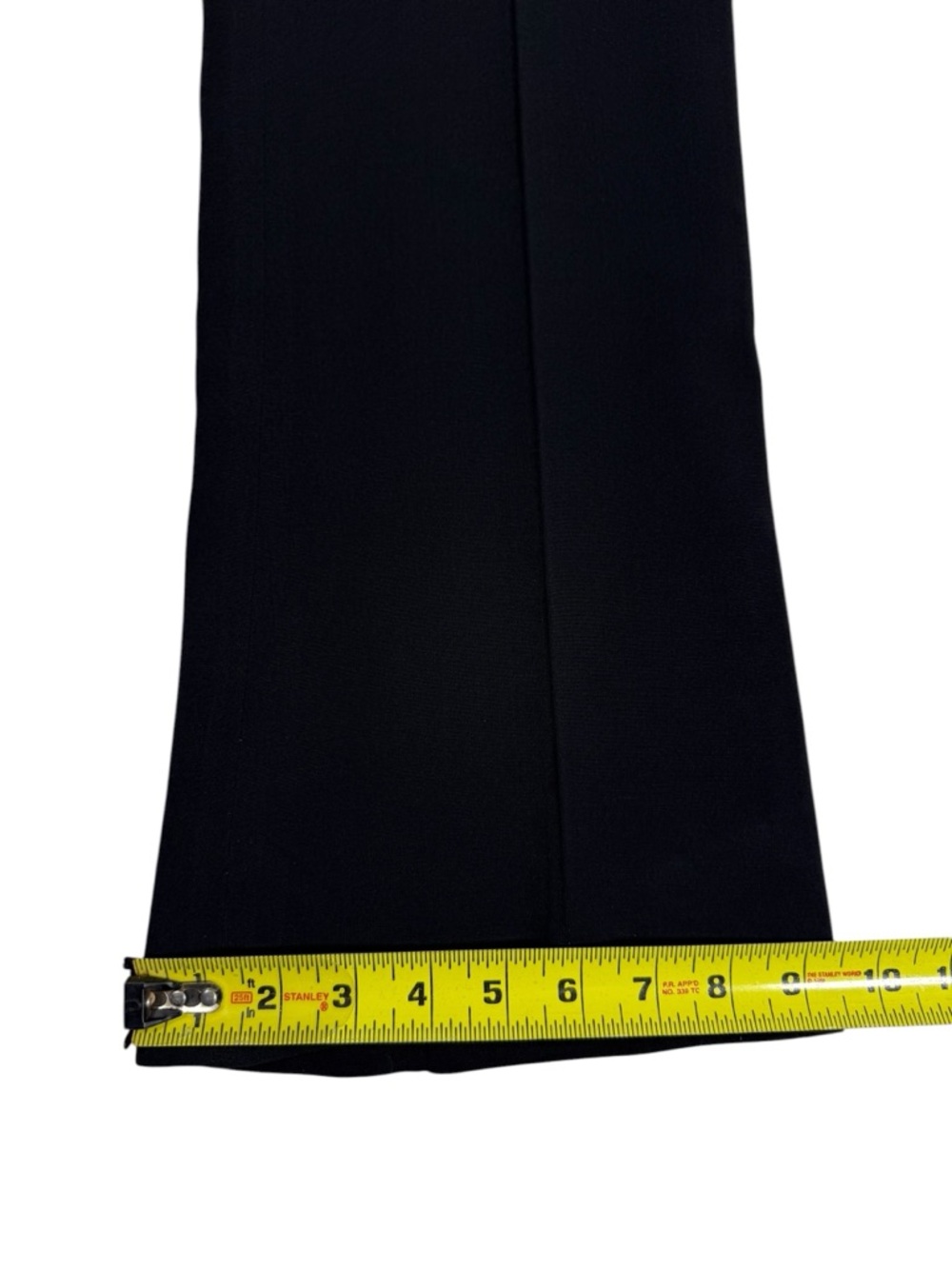 Ralph Lauren Purple Label Collection Wool Pant Sz 10 Designer Black Career - Picture 6 of 8